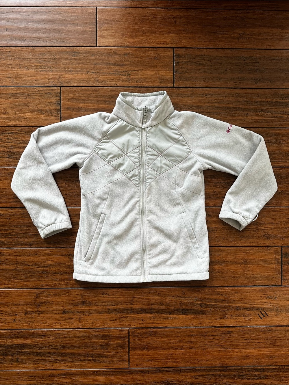 The North Face Womens Fleece Zip-Up Lightweight Jacket Size L Burgundy